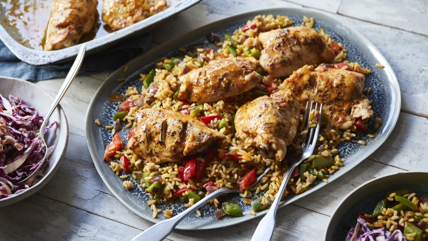 Chicken Basque Style