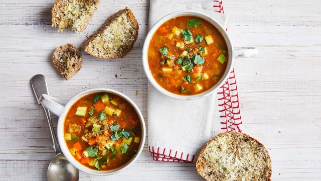 Hearty Lentil and Vegetable Stew with Fresh Herbs