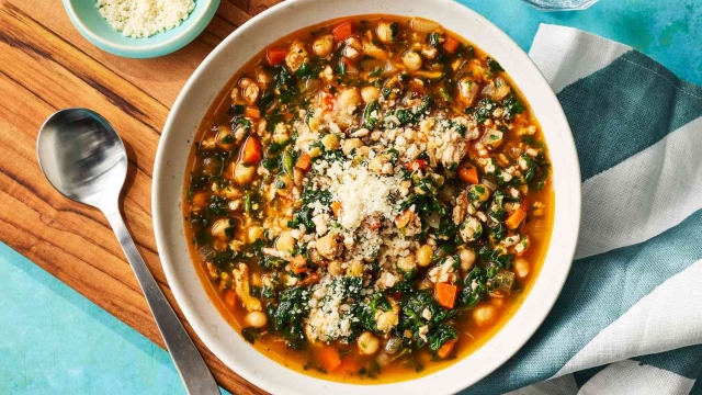 Lemon-Garlic Chickpea Stew with Spinach and Toasted Cumin