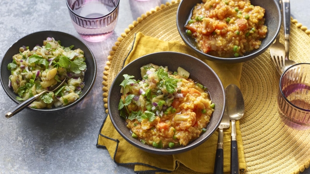 Spiced Lentil and Vegetable Curry with Basmati Rice