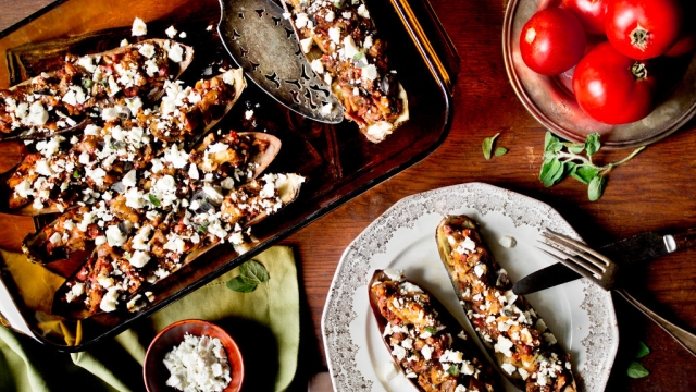 Baked Eggplant Parmesan with Homemade Tomato Sauce