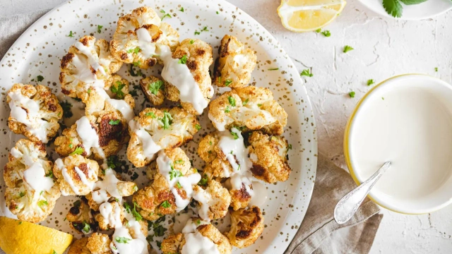 Spiced Roasted Cauliflower with Tahini Drizzle