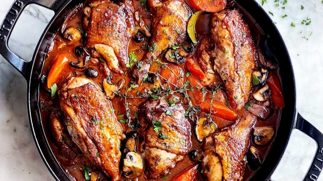 Rooster in Wine