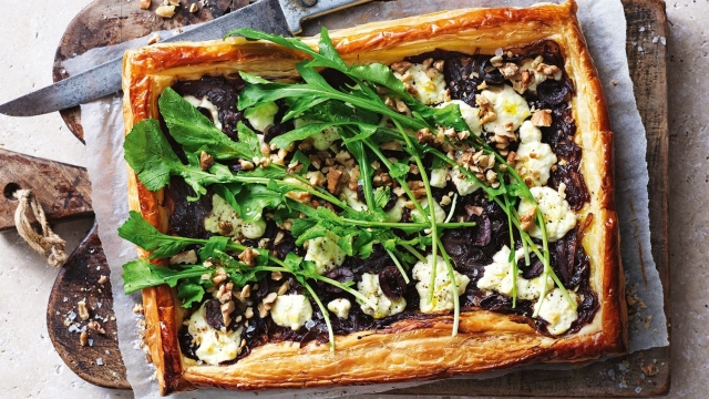 Caramelized Onion and Goat Cheese Tart